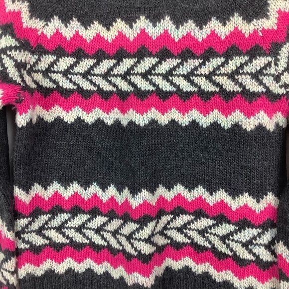 American Eagle Outfitters Womens Nordic Wool Blend Y2K Chunky Knit Sweater Sz XS - Picture 3 of 8